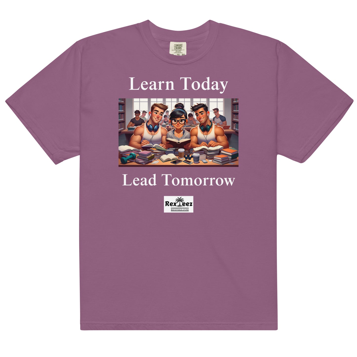 Unisex garment-dyed heavyweight t-shirt - Learn Today
