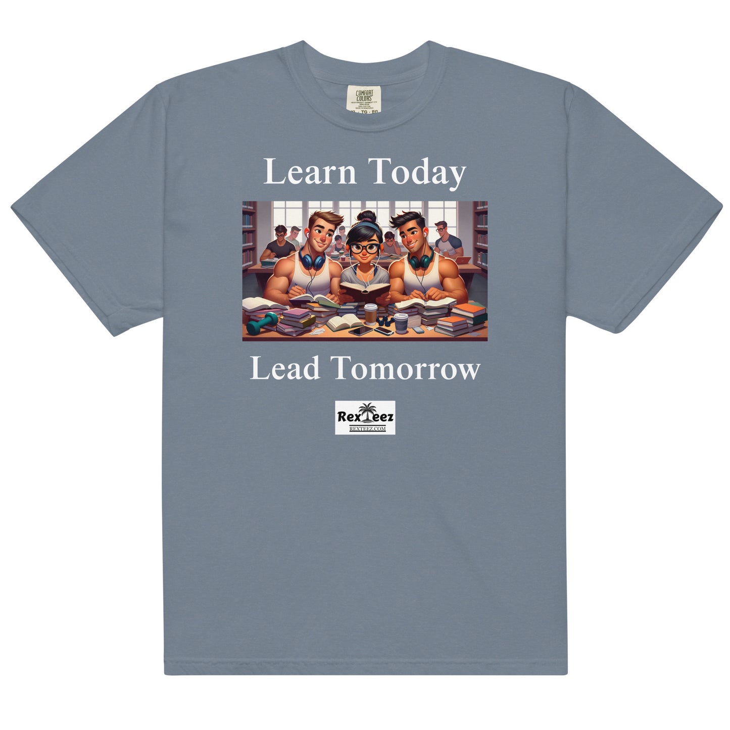 Unisex garment-dyed heavyweight t-shirt - Learn Today