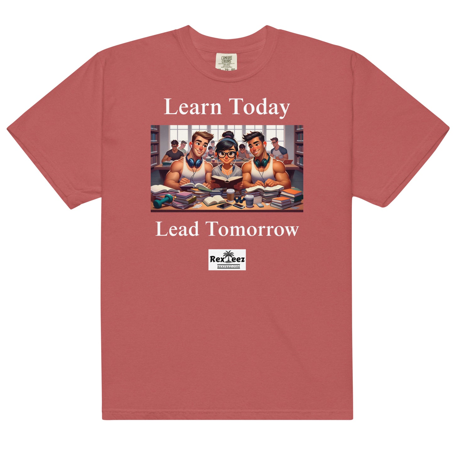 Unisex garment-dyed heavyweight t-shirt - Learn Today