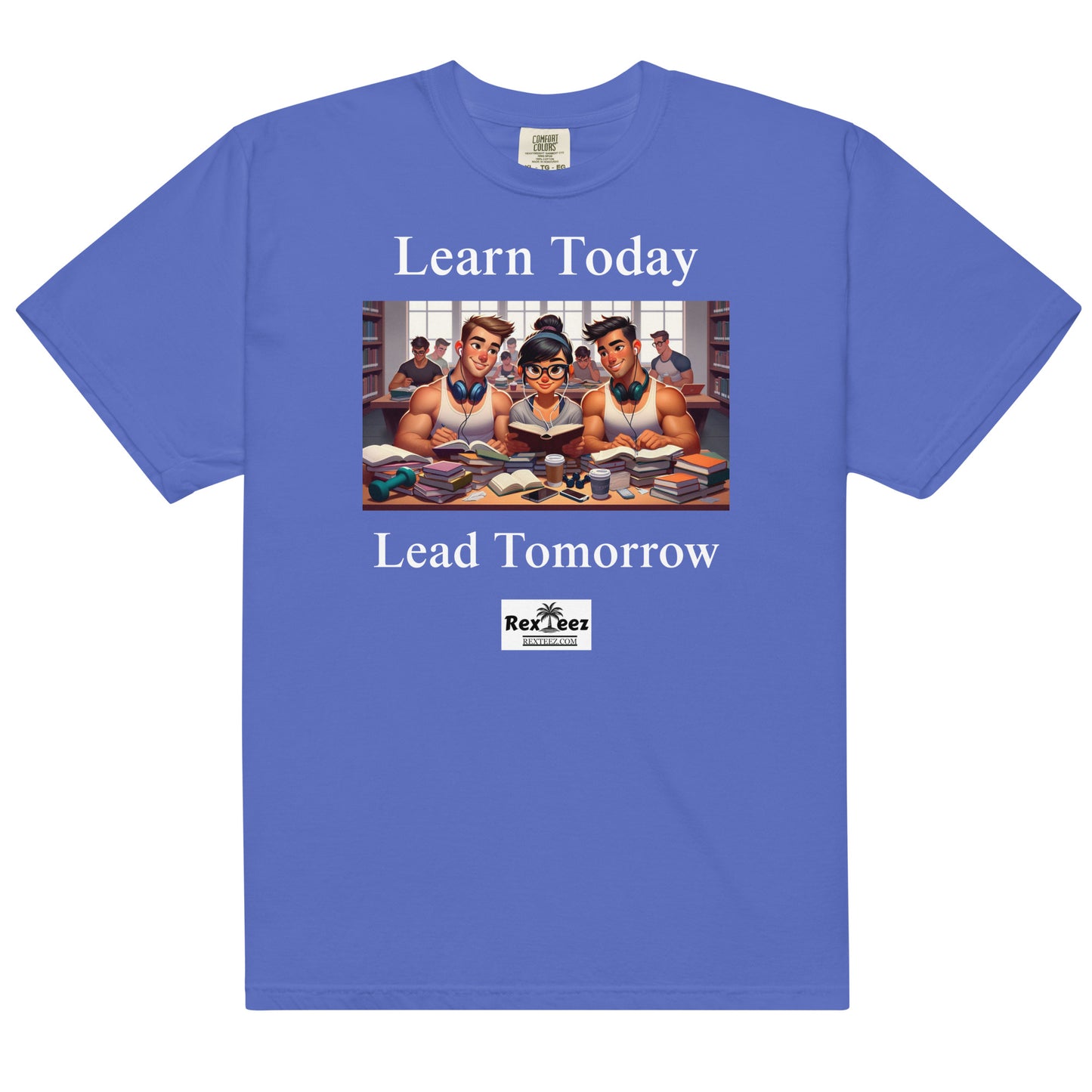 Unisex garment-dyed heavyweight t-shirt - Learn Today