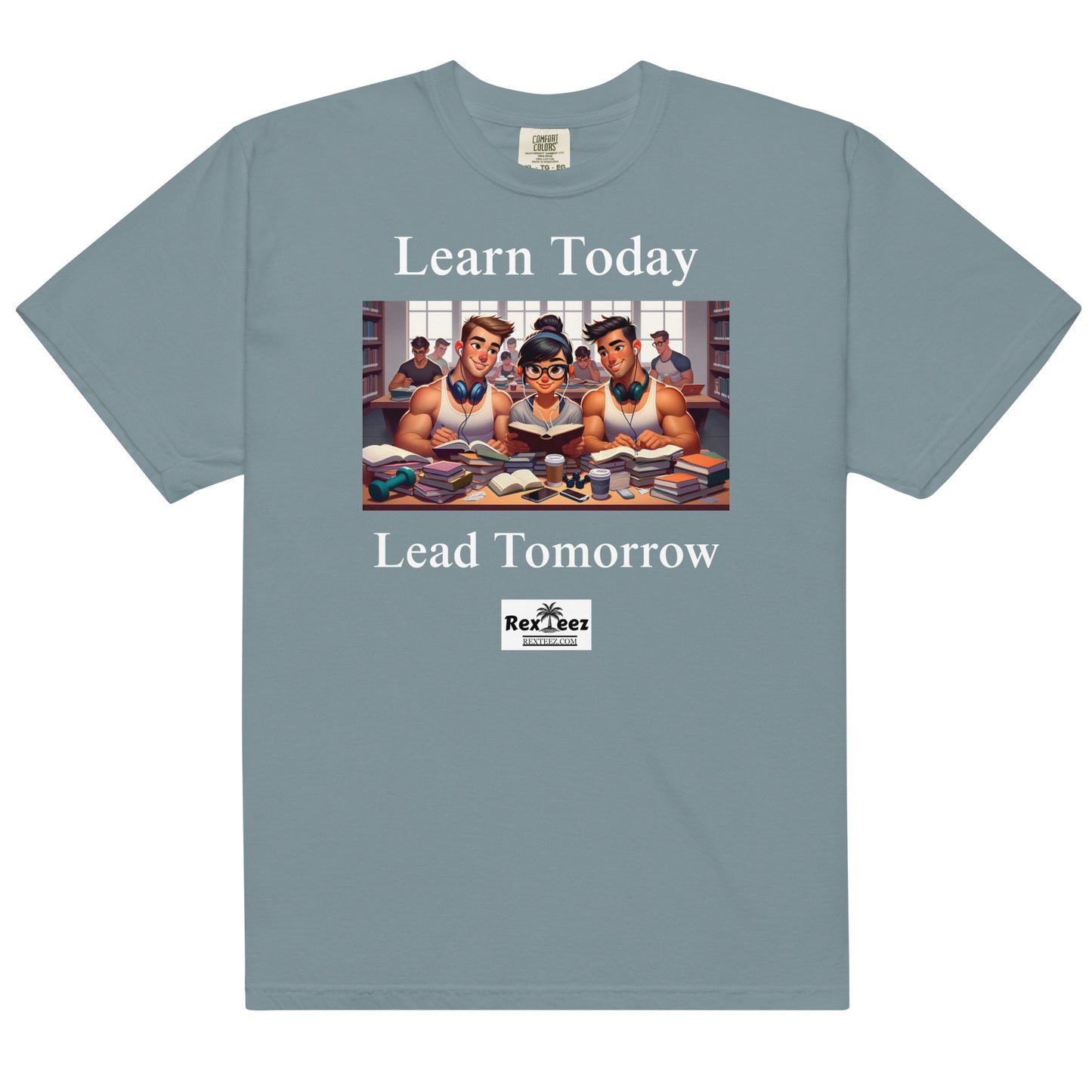 Unisex garment-dyed heavyweight t-shirt - Learn Today