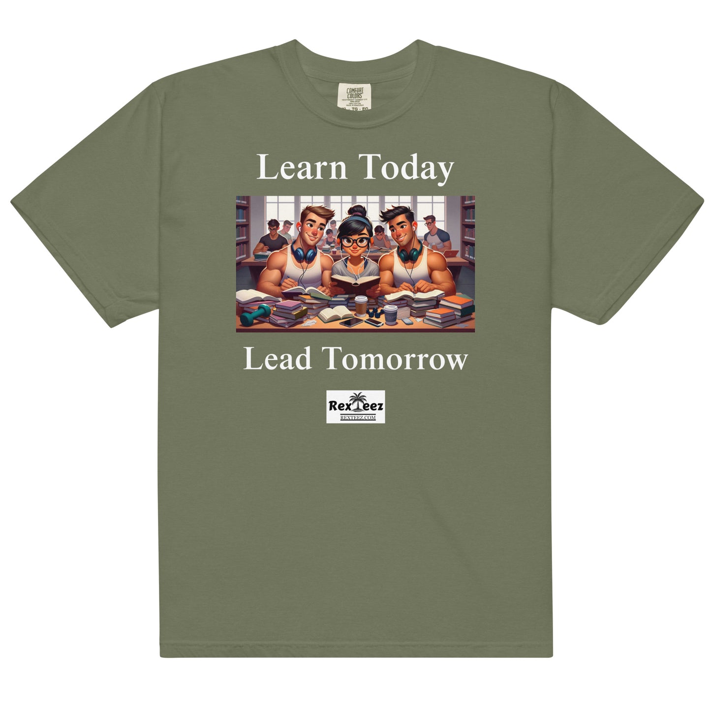 Unisex garment-dyed heavyweight t-shirt - Learn Today