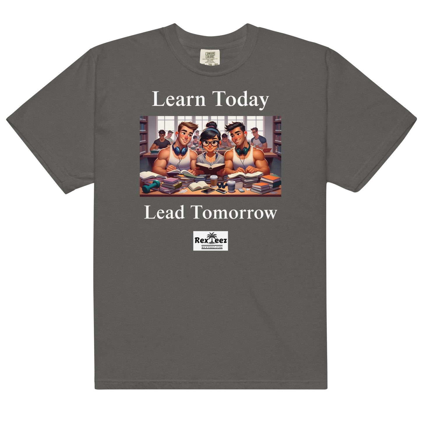 Unisex garment-dyed heavyweight t-shirt - Learn Today