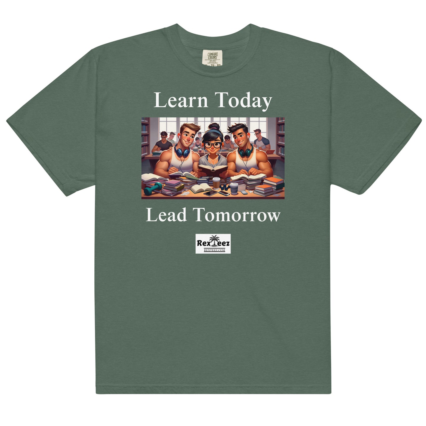 Unisex garment-dyed heavyweight t-shirt - Learn Today