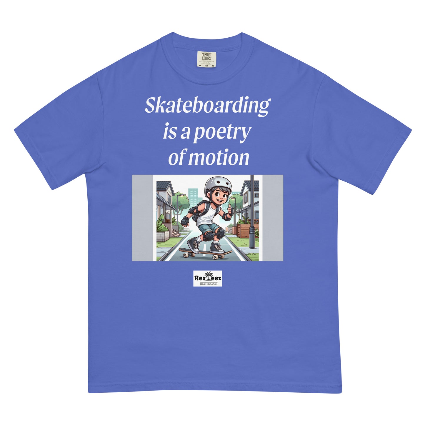 Unisex garment-dyed heavyweight t-shirt - Skateboarding