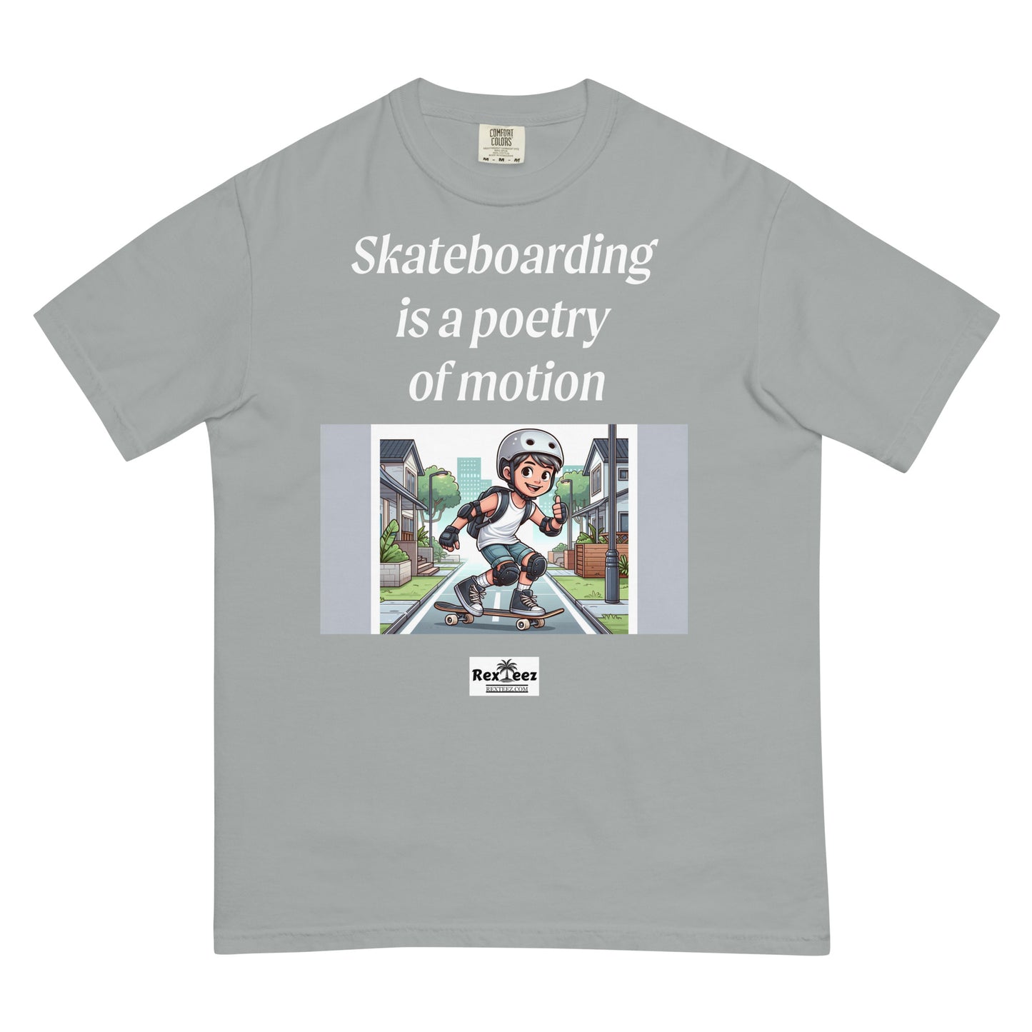 Unisex garment-dyed heavyweight t-shirt - Skateboarding