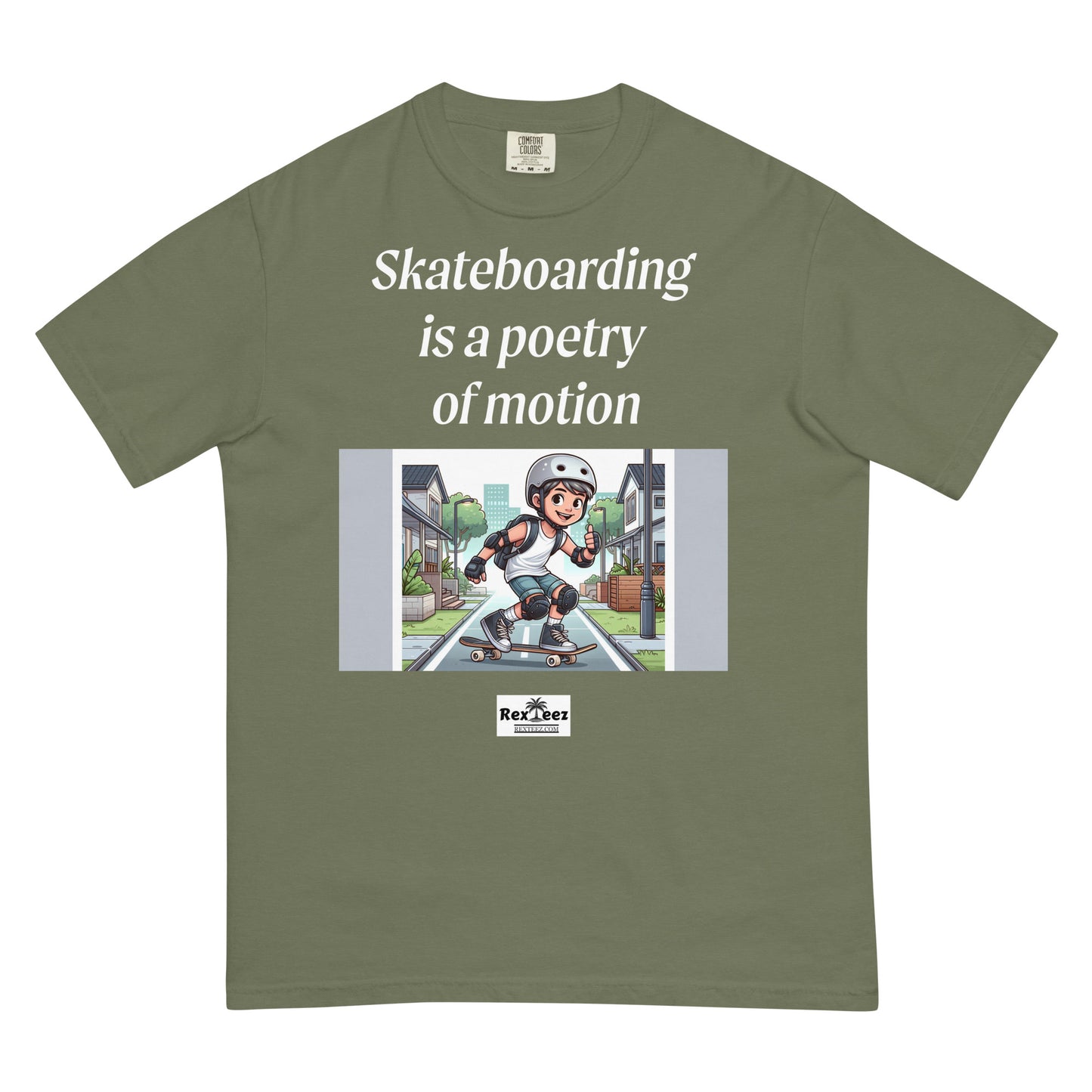 Unisex garment-dyed heavyweight t-shirt - Skateboarding