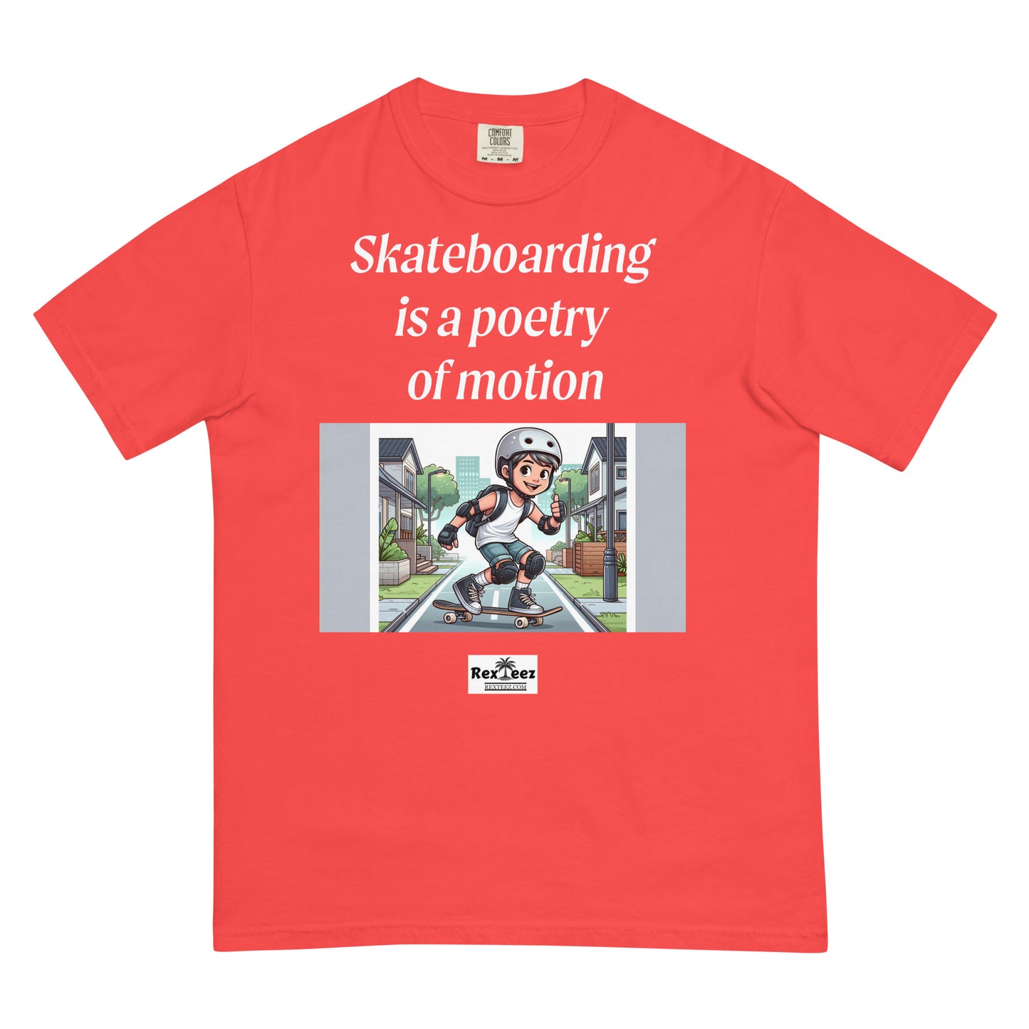 Unisex garment-dyed heavyweight t-shirt - Skateboarding