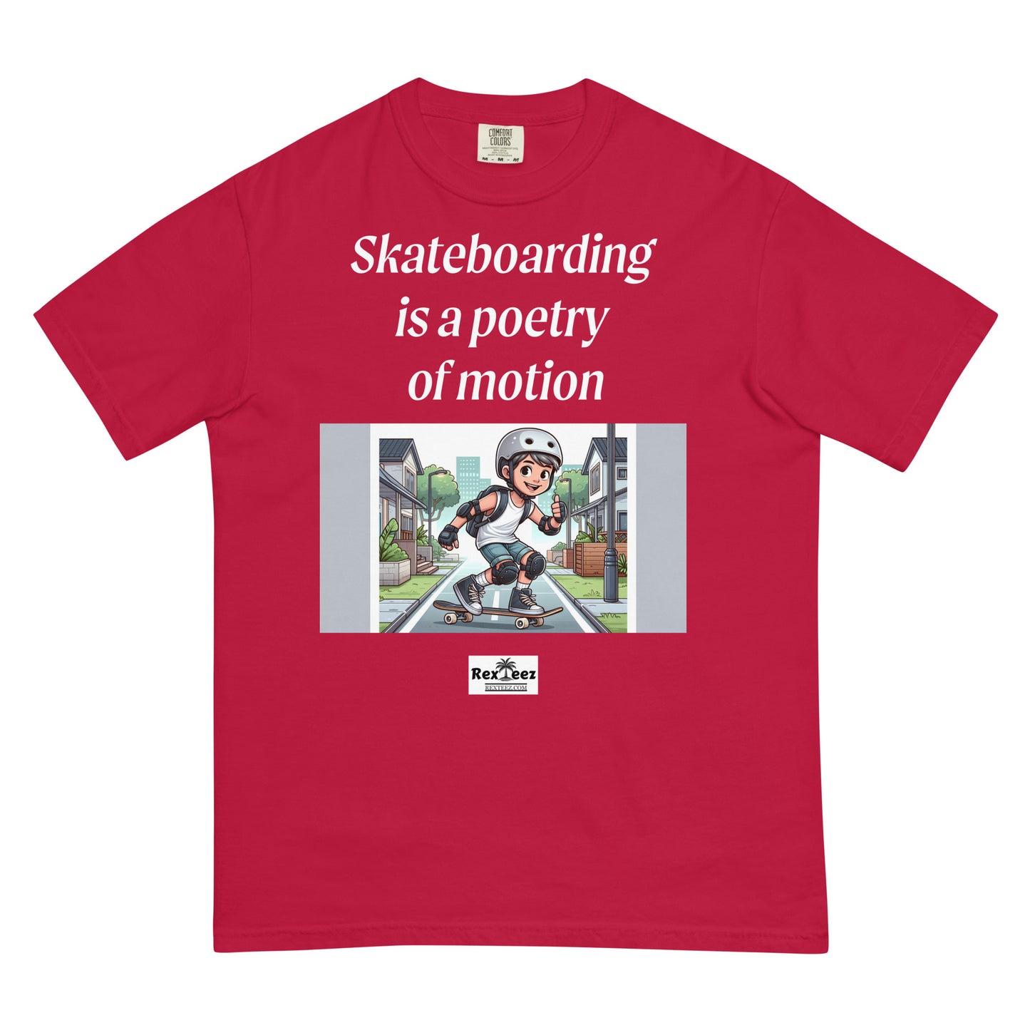 Unisex garment-dyed heavyweight t-shirt - Skateboarding