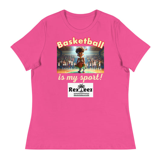 Basketball Girls Women's Relaxed T-Shirt