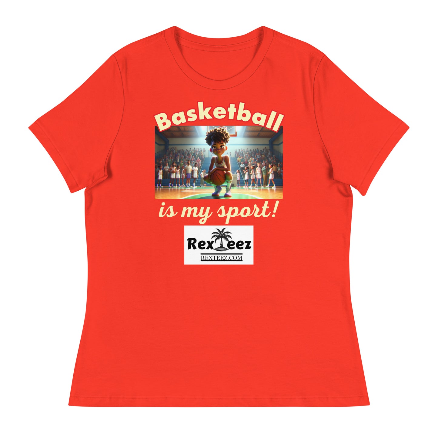 Basketball Girls Women's Relaxed T-Shirt